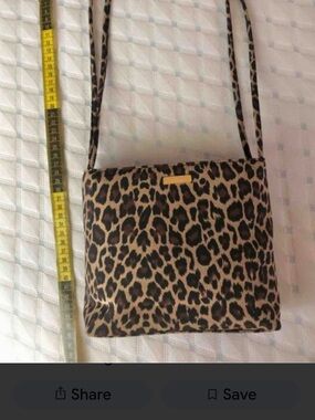 Nine West Leopard Print shoulder  Bag - Brown/Tan/Black.